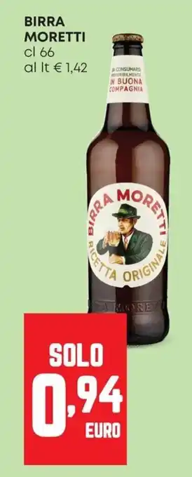 Panorama Birra Moretti offerta