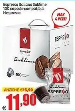 Elite Espresso Italiano Sublime offerta