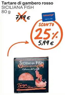 Gelmarket Tartare di gambero rosso SICILIANA FISH offerta