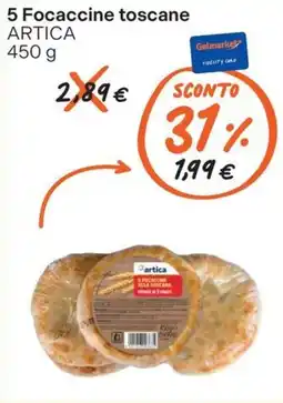 Gelmarket 5 Focaccine toscane ARTICA offerta