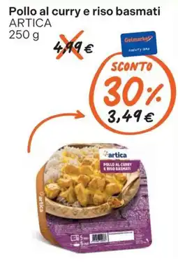 Gelmarket Pollo al curry e riso basmati ARTICA offerta