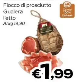 MAX Supermercati Fiocco di prosciutto Gualerzi offerta