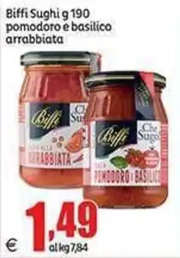 Elite Biffi Sugo pomodoro e basilico arrabbiata offerta