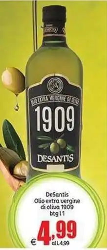 Elite DeSantis Olio extra vergine di oliva 1909 offerta