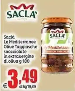 Elite Sacla Le Mediterranee Olive Taggiasche snocciolate offerta
