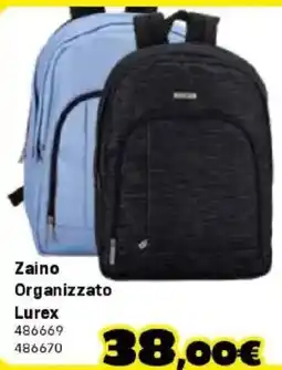 Orizzonte Zaino Organizzato Lurex offerta