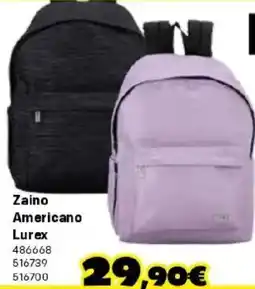 Orizzonte Zaino Americano Lurex offerta