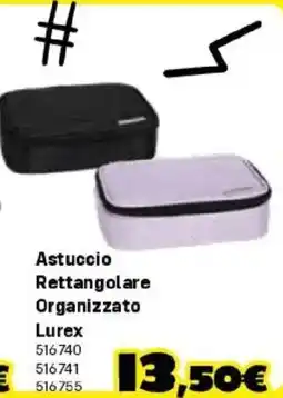 Orizzonte Astuccio Rettangolare Organizzato Lurex offerta