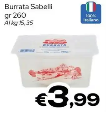 MAX Supermercati Burrata Sabelli offerta