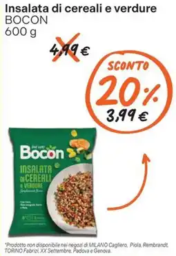 Gelmarket Insalata di cereali e verdure Bocon offerta