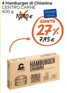 Gelmarket Hamburger Chianina offerta