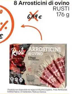 Gelmarket Arrosticini di ovino Rusti offerta