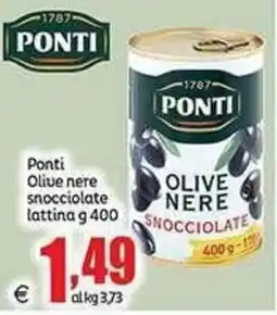 Elite Ponti Olive nere snocciolate offerta