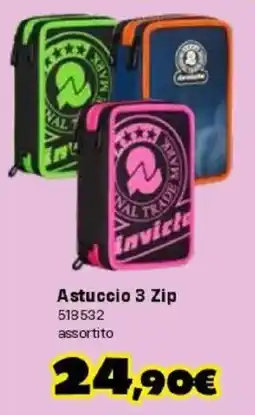 Orizzonte Astuccio 3 Zip invicto offerta