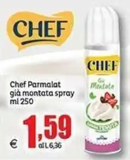 Elite Chef Parmalat già montata spray offerta
