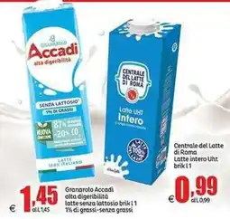 Elite Centrale del Latte di Roma Latte intero Uht offerta