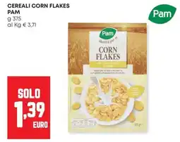 Panorama Cereali corn flakes pam offerta
