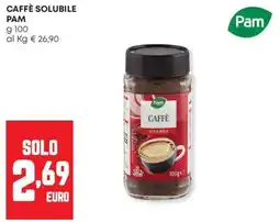 Panorama Caffè solubile Pam offerta