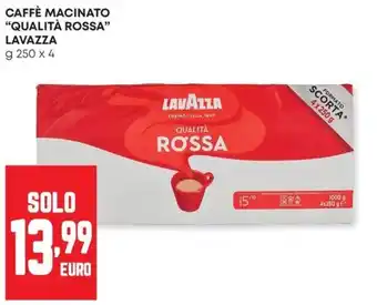 Panorama Caffè macinato Qualità Rossa Lavazza offerta