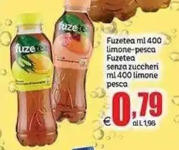 Elite Fuzetea limone-pesca Fuzetea senza zuccheri limone pesca offerta