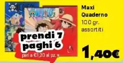 Orizzonte Maxi Quaderno offerta