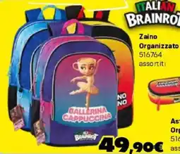Orizzonte Zaino Organizzato Italian Brainrot offerta