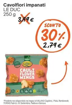 Gelmarket Cavolfiori impanati LE DUC offerta