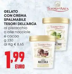 Panorama Gelato con crema spalmabile TESORI DELL'ARCA offerta