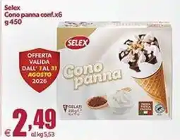 Elite Selex Cono panna offerta