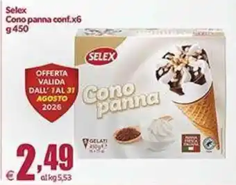 Elite Selex Cono panna offerta