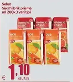 Elite Succhi brik prisma offerta