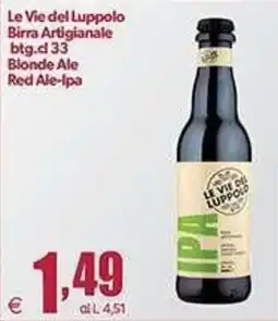 Elite Le Vie del Luppolo Birra Artigianale offerta