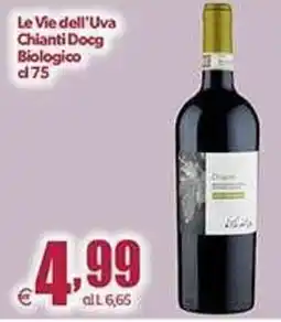 Elite Le Vie dell'Uva Chianti Docg Biologico offerta