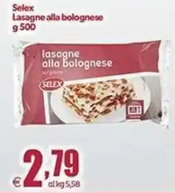 Elite Selex Lasagne alla bolognese offerta