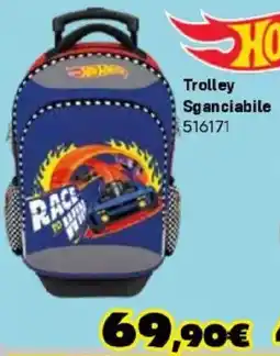 Orizzonte Hotwheels trolley sganciabile offerta
