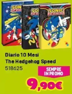 Orizzonte Diario 10 Mesi The Hedgehog Speed offerta
