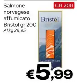MAX Supermercati Salmone norvegese affumicato Bristol offerta