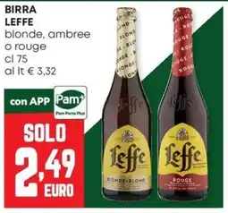 Panorama Birra Leffe blonde, ambree o rouge offerta