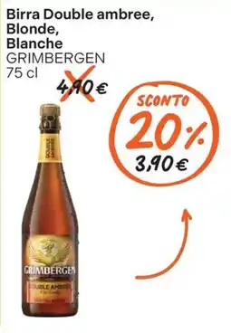 Gelmarket Birra Double ambree, Blonde, Blanche GRIMBERGEN offerta