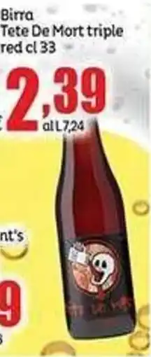 Elite Birra Tete De Mort triple offerta