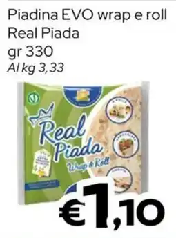 MAX Supermercati Real Piada Wrap & Roll offerta