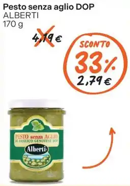 Gelmarket Pesto senza aglio DOP Alberti offerta
