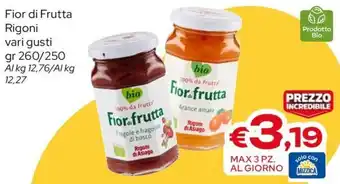 MAX Supermercati Fior di Frutta Rigoni offerta
