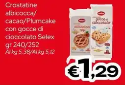 MAX Supermercati Crostatine albicocca Selex offerta
