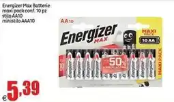 Elite Energizer Max Batterie offerta