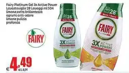 Elite Fairy Platinum Gel 3x Active Power offerta
