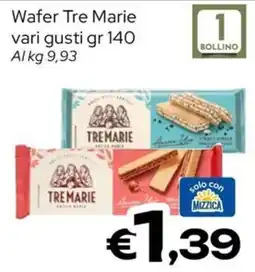 MAX Supermercati Wafer Tre Marie offerta