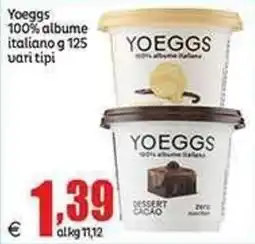 Elite Yoeggs 100% albume italiano offerta