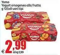 Elite Yogurt omogeneo alla frutta YOMO offerta
