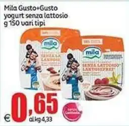 Elite Mila Gusto+Gusto yogurt senza lattosio offerta